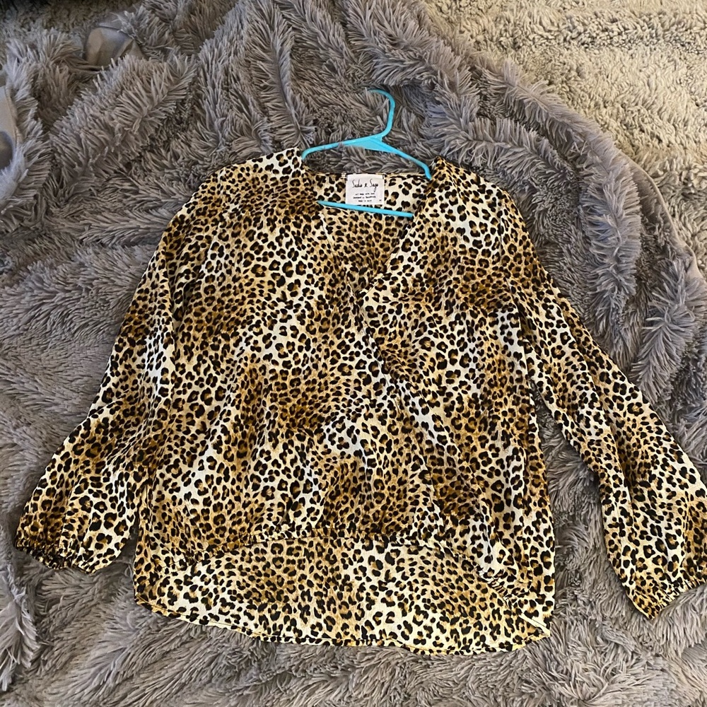 Francesca’s cheetah print top